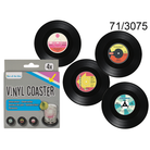 Vinyl onderzetters – set van 4